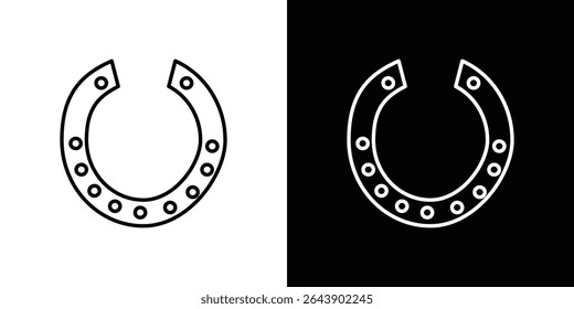 Horseshoe icon Graphic vector set for ui design