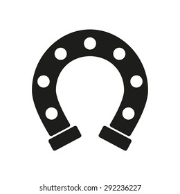 Horseshoe Icon Horse Races Symbol Flat Stock Vector (Royalty Free ...