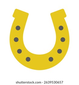  Horseshoe Icon Illustration for Year of the Horse