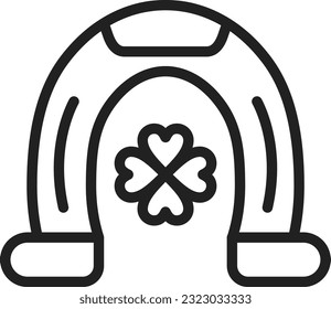 Horseshoe Icon image. Suitable for mobile application.