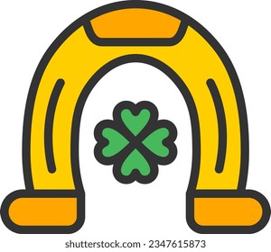 Horseshoe Icon image. Suitable for mobile application.