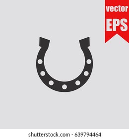 Horseshoe icon infographic isolated in flat style.Vector illustration.