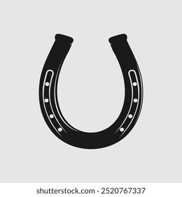 Horseshoe icon isolated. Vector illustration	