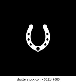 Horseshoe Icon Isolated White Background Stock Vector (Royalty Free ...