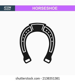 Horseshoe icon or logo isolated sign symbol vector illustration