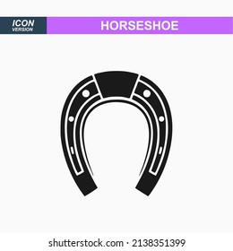 Horseshoe icon or logo isolated sign symbol vector illustration