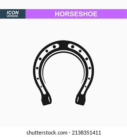 Horseshoe icon or logo isolated sign symbol vector illustration