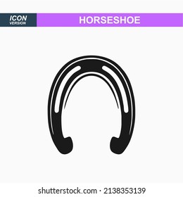 Horseshoe icon or logo isolated sign symbol vector illustration