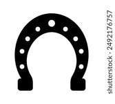 Horseshoe icon .Luck symbol.Lucky Horseshoe . Pictogram Lucky Horseshoe.Vector