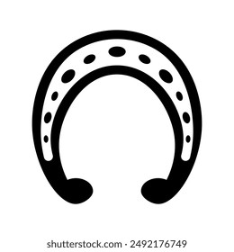 Horseshoe icon .Luck symbol.Lucky Horseshoe . Pictogram Lucky Horseshoe.Vector