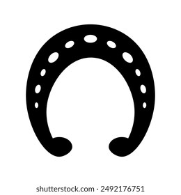 Horseshoe icon .Luck symbol.Lucky Horseshoe . Pictogram Lucky Horseshoe.Vector