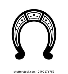 Horseshoe icon .Luck symbol.Lucky Horseshoe . Pictogram Lucky Horseshoe.Vector