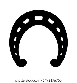 Horseshoe icon .Luck symbol.Lucky Horseshoe . Pictogram Lucky Horseshoe.Vector