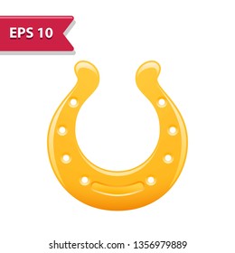 Horseshoe Icon. Professional, pixel-aligned icon in realistic colors.