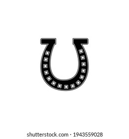 horseshoe icon set vector sign symbol
