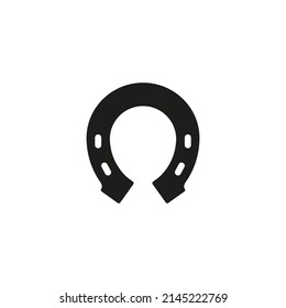 Horseshoe Icon Simple Flat Vector Illustration Stock Vector (royalty 