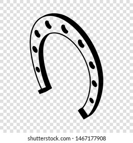Horseshoe icon. Simple illustration of horseshoe vector icon for web