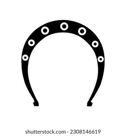 horseshoe icon template, horseshoe logo element