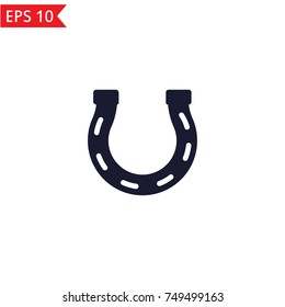 Horseshoe Icon Vector.