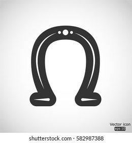 Horseshoe icon - vector  illustration