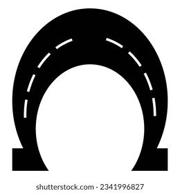 horseshoe icon vector illustration design