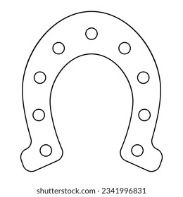 horseshoe icon vector illustration design
