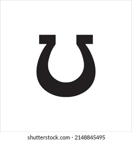Horseshoe icon vector illustration symbol