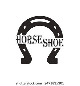 Horseshoe icon vector illustration symbol design