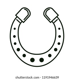 Horseshoe irish lucky symbol