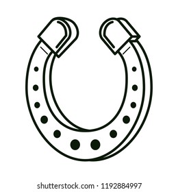 Horseshoe irish symbol