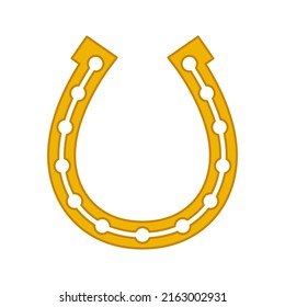 Horseshoe isolated on white background. Vector illustration