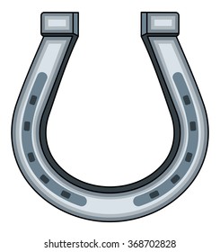 Horseshoe isolated on a white background