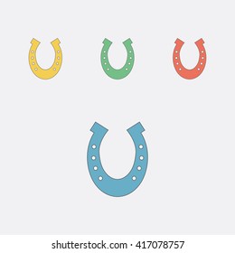 Horseshoe line icon