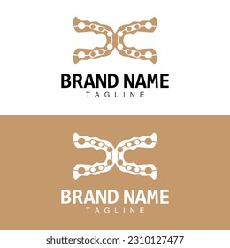 Horseshoe Logo, Cowboy Horse Vector, Icon Design Symbol Template