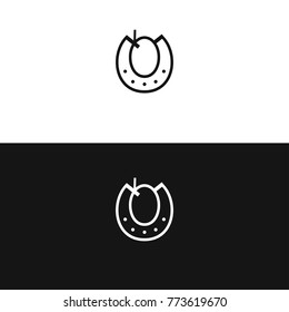 horseshoe logo. OK logo