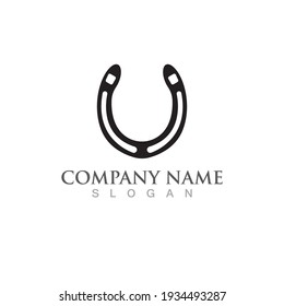 Horseshoe Logo And Symbol Vector