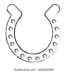 horseshoe luck good traditional icon
