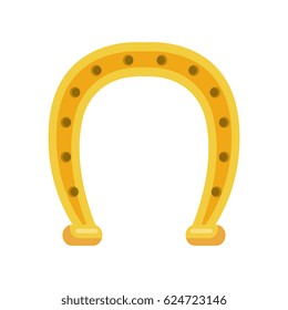 horseshoe lucky isolated icon
