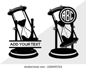Horseshoe Monogram SVG Printable Vector Illustration