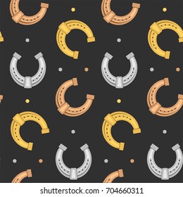 Horseshoe seamless pattern