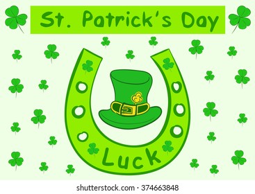 Horseshoe of a St. Patrick's Day