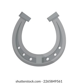 horseshoe steel object icon isolated