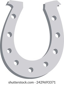 Horseshoe that in superstitious behaviors is associated with good luck