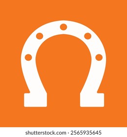 Horseshoe trendy artwork magnificent abstract vector illustration colorful useable design.eps