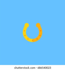 horseshoe vector icon
