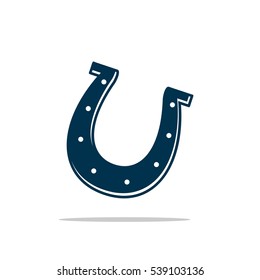 Horseshoe Vector icon Logo Template Illustration Design. Vector EPS 10.