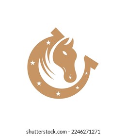horseshoe vector pro logo design