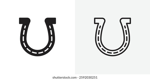 Horseshoe vectors icons pack for apps and Ui Ux desigs