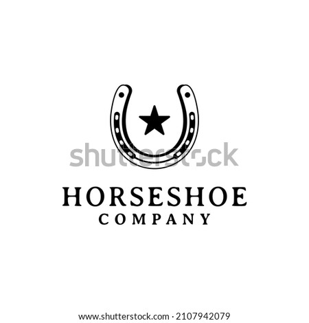 Horseshoe for Western Ranch logo design