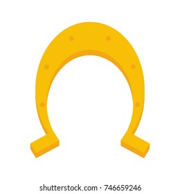 horseshoe yellow icon image 